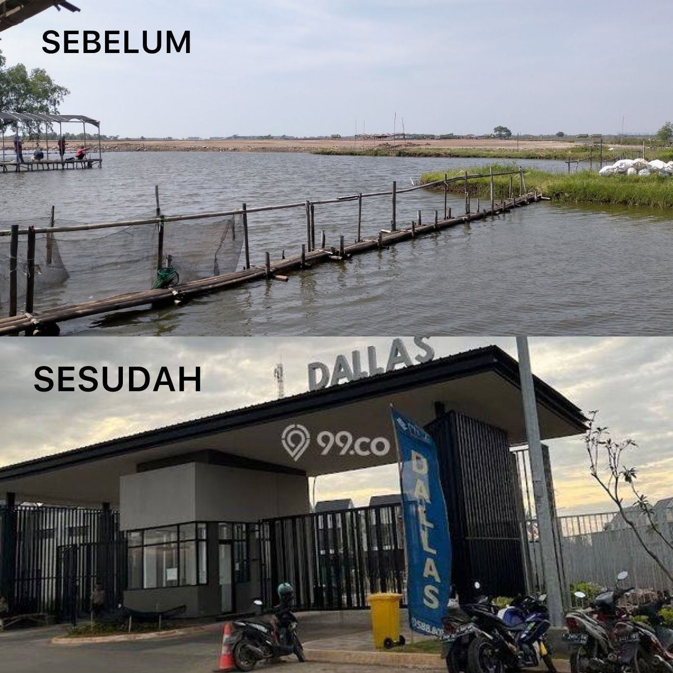 Ilustrasi kawasan perumahan yang berada di wilayah objek sengketa agraria yang saat ini tengah diperiksa dalam proses peradilan.